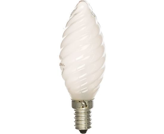 Лампа накаливания витая свеча матовая TDM 60 Вт-230 В-Е14 SQ0332-0022 