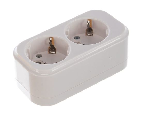 Переносная разборная розетка IEK К02 2 места CLASSIC KYP11-16-02-00-Z 