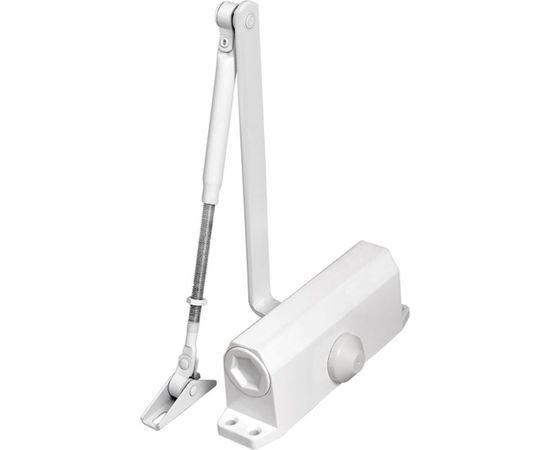 Дверной доводчик DORF 45 кг, белый L8222_white 