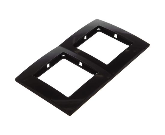 Рамка duwi на 2 поста серия Palazzo, черный 26509 2 