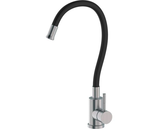 Смеситель для кухни OLIVES Balear с гибким изливом, нержавеющая сталь 13435-3BL 