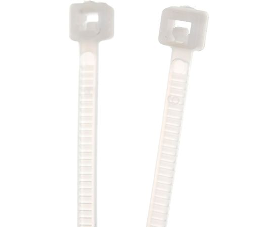 Ленточная хомут-стяжка Gigant 2,5х200 белый, 100 шт G/1/14 – изображение 2