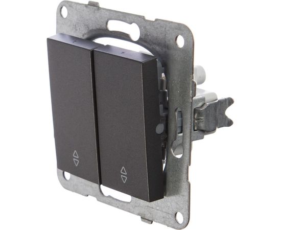 Переключатель Panasonic 2кл проходной темно-серый Karre Plus 54 WKTT0011-2DG-RES – изображение 2