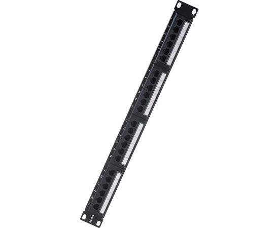 Патч панель SYSMATRIX, 1U 24 порта RJ 45 кат 5e Dual IDC неэкранированная 5PP2402U106 – изображение 2