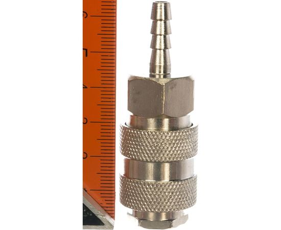 Переходник рапид — елочка (6 мм; обжимное кольцо 6х11 мм) FUBAG 180120 – изображение 2