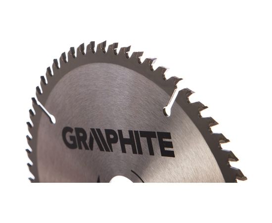 Диск отрезной по дереву (180x30 мм; 60 зубьев) GRAPHITE 55H605 – изображение 2