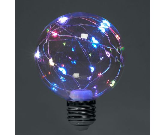 Светодиодная лампа FERON LB-381, G80, 3W 175-265V E27 RGB, 250Lm, угол рассеивания 220 41676 – изображение 2