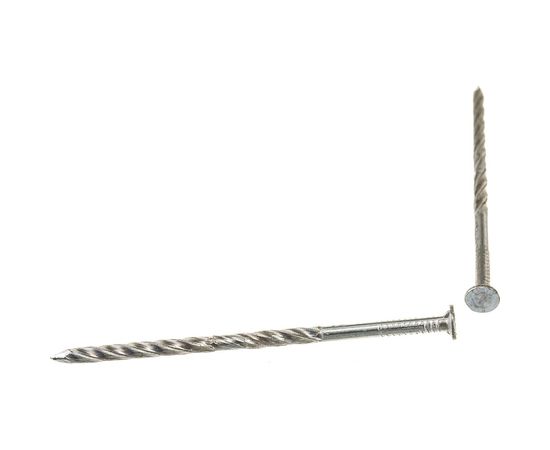 Винтовые оцинкованные гвозди Метизный двор 3.0x80, 5 кг 4690441000828 – изображение 3