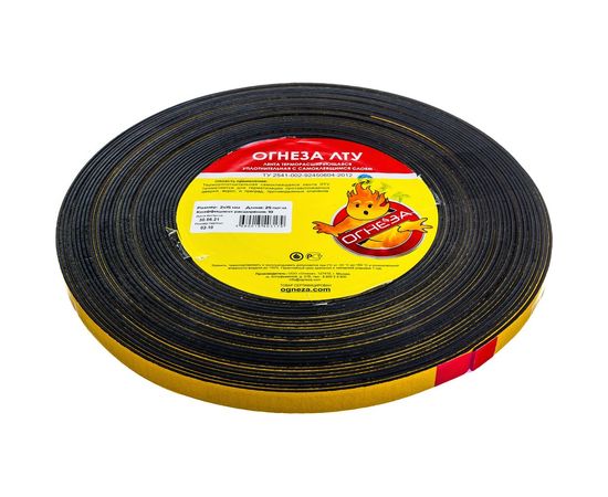 Термоуплотнительная лента Огнеза ЛТУ 2х15 мм, рулон 25 пог.м. 105100 – изображение 3