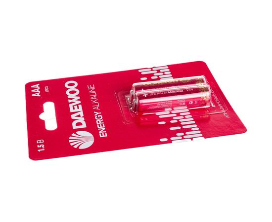 Алкалиновая батарейка DAEWOO LR03 ENERGY Alkaline 2021 BL-2 5029873 – изображение 4