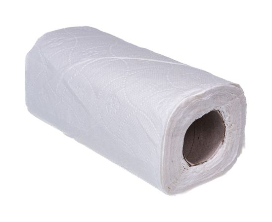 Бумажные бытовые полотенца ЛАЙМА спайка 4 шт., 2-х слойные 22х23 см, белые, 128725 – изображение 4