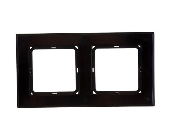 Рамка duwi на 2 поста серия Palazzo, черный 26509 2 – изображение 4