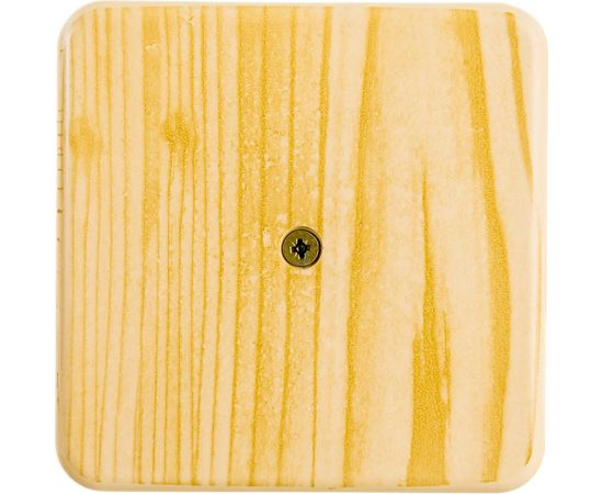 Распаячная коробка УРАЛ ПАК открытой проводки 75х75х20мм, светлое дерево, без клеммы IP40 КР-513110075-080 – изображение 4