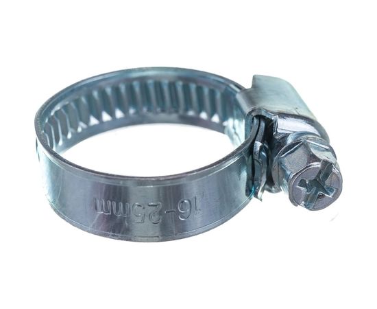 Червячный хомут Gigant 16-25 мм/9 W1, 25 шт G/1/28 – изображение 5