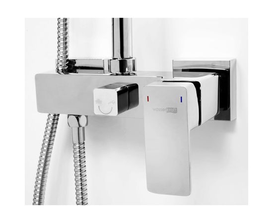 Душевой комплект со смесителем для душа WasserKRAFT 80/115 x 54,2 см A17702 – изображение 6