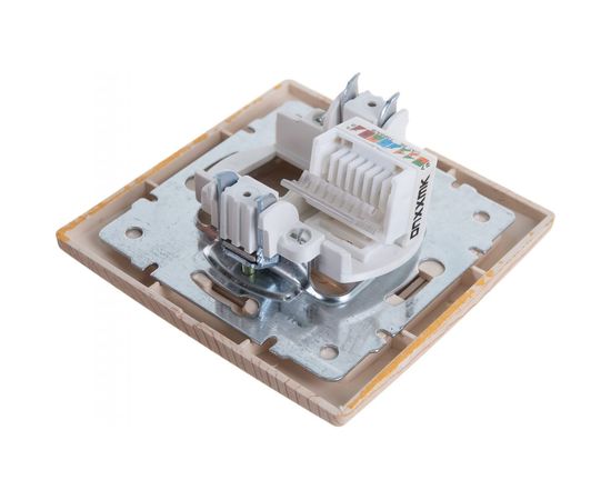 Информационная розетка Intro 130311 RJ45, IP20, СУ, Plano, сосна Б0030089 – изображение 6