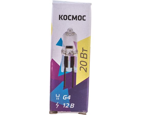 Лампа галогенная КОСМОС JC 20W G4 12V LKsmJC12V20W – изображение 6