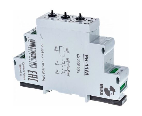 Реле контроля напряжения Реле и Автоматика, РН-11М 220В 50Гц A8223-80108318 – изображение 8