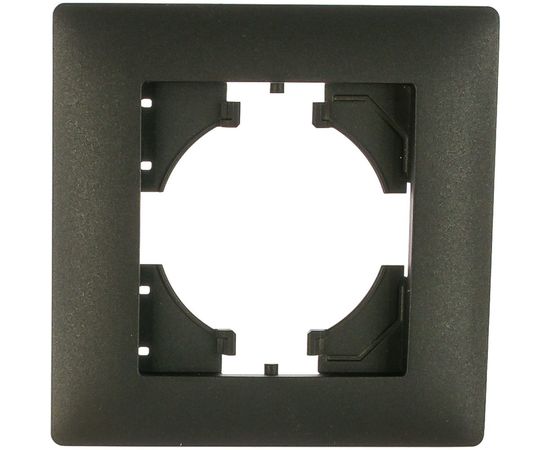 Рамка GUSI ELECTRIC Bravo 1-местная, цвет графит С1010-010 