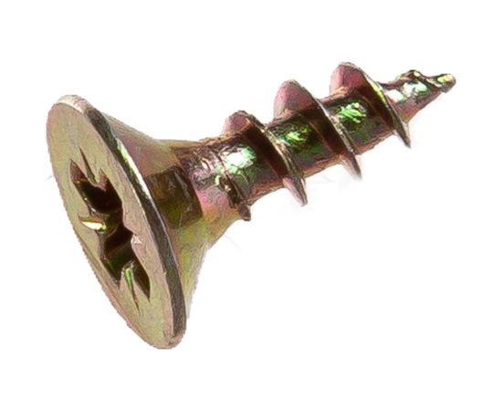 Универсальный саморез Tech-Krep 12х4,0 мм 200 шт желтый, коробка с окном 102239 