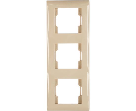 Трехместная вертикальная рамка Volsten V01-12-A32-M Magenta Crema, 9971 