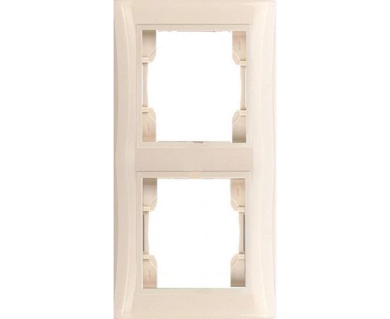 Двухместная вертикальная рамка Volsten V01-12-A22-M Magenta Crema, 9970 