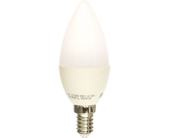 Лампа ОНЛАЙТ OLL-C37-6-230-6.5K-E14-FR 61127 