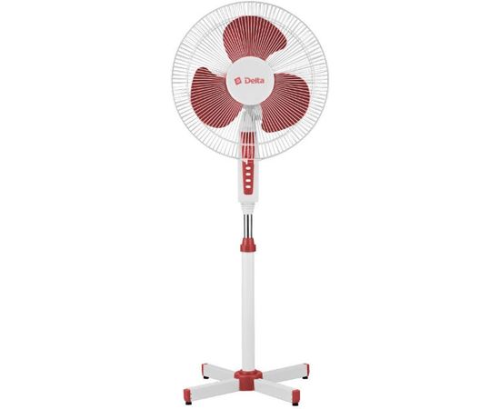Напольный вентилятор DELTA DL-020N белый с красным 0R-00002096 