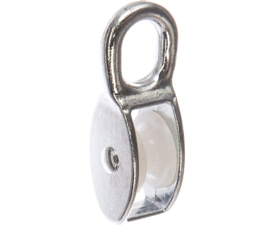 Одинарный оцинкованный блок для троса, нейлоновый шкив 20мм 1шт - ярлык Tech-Krep 112741 