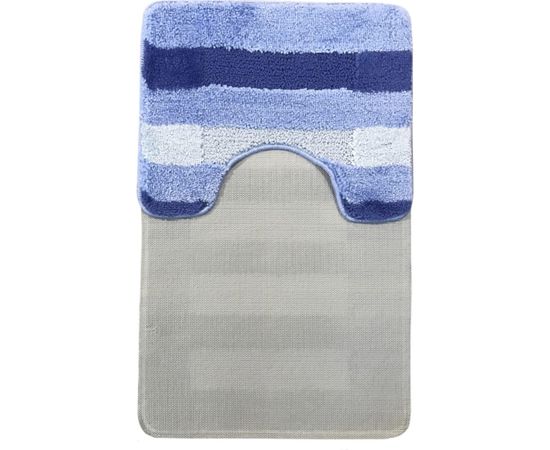 Комплект из 2 ковриков LCADESI High Mono 60х100, 60х50, Colorline, голубой 226107 