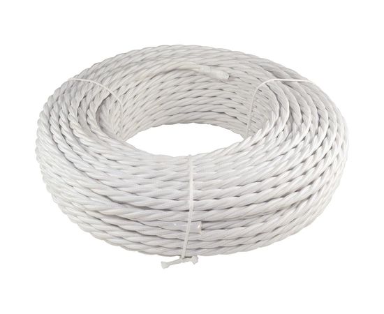 Витой провод Retrika, ретро 3х2.5 белый, 50м RP-32501 