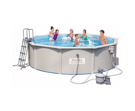 Бассейн BestWay Hydrium Pool Set 460х120см стальной 56384 BW 