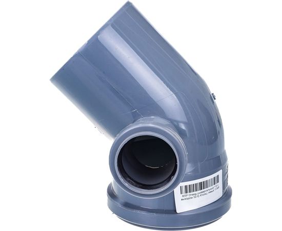 Универсальный отвод RTP 110х50, 45 градусов, левый 11349 