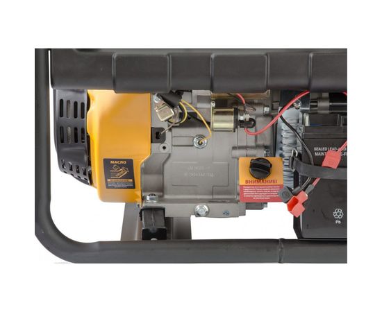 Бензиновый генератор DENZEL PS 90 EA, 9,0 кВт, 230В, 25л 946934 – изображение 19