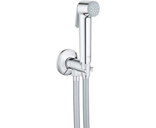 Душевой набор с гигиеническим душем и угловым нажимным запорным вентилем GROHE Tempesta-F 26358000 – изображение 2