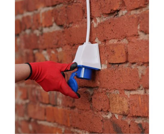 Розетка REXANT 113 стационарная 2Р+РЕ 16А 220В IP44 11-8909 – изображение 2