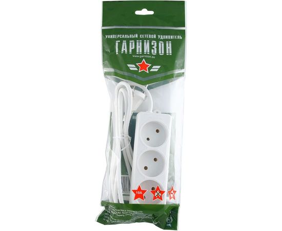 Удлинитель 3р 10А 3м Гарнизон EL-NL3-W-3 – изображение 2