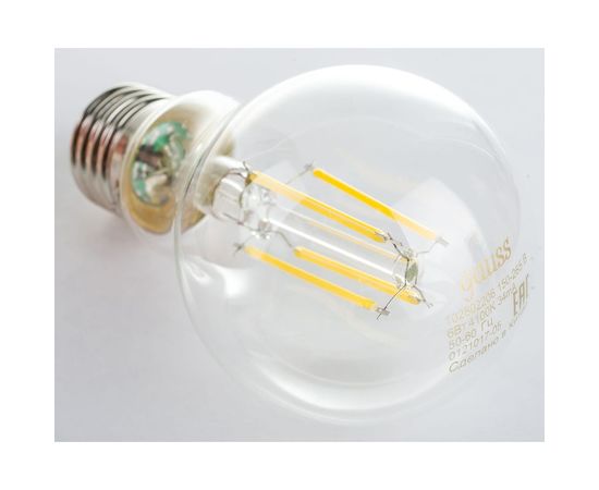 Лампа LED A60 E27 6W 4100К Gauss Filament 102802206 – изображение 2