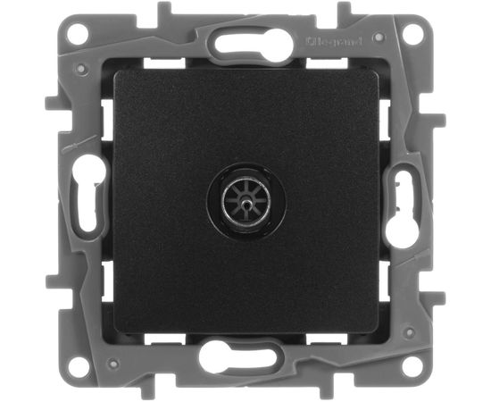 Механизм розетки TV Legrand СП Etika с топологией звезда 2 дБ 0-2400 мГц антрацит 672651 – изображение 2