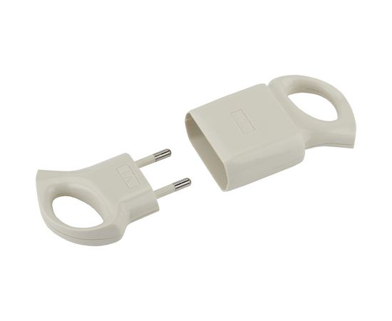 Кабельная розетка ЭРА R1 б/з 6A с кольцом непрямой ввод белая Б0019183 – изображение 2