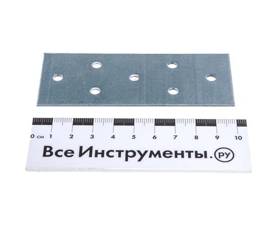 Соединительная пластина Невский Крепеж оцинк. 40х100х2.0 мм 824823 – изображение 2