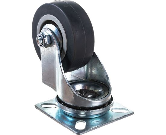 Колесо поворотное d-50мм крепление платформенное СИБРТЕХ 68713 – изображение 2