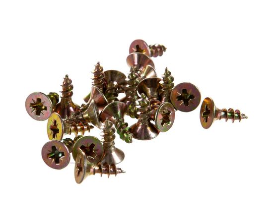 Универсальный саморез Tech-Krep 12х4,0 мм 200 шт желтый, коробка с окном 102239 – изображение 2