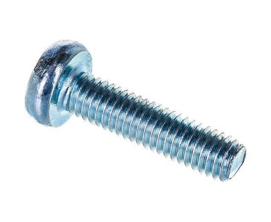 Винт Стройметиз М5х20 DIN 7985, полукруглая головка, цинк уп. 12 шт 3101451 – изображение 2