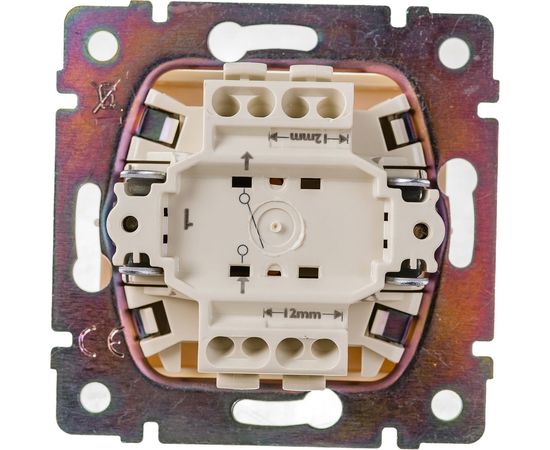 Механизм выключателя Legrand 1-клавишный СП Valena 10 А IP31 слоновая кость Leg 774301 – изображение 3