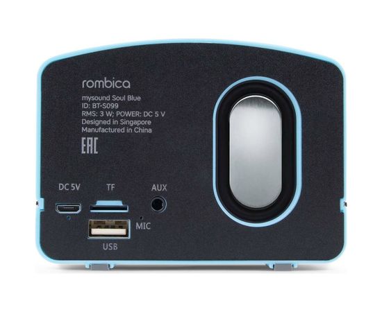 Портативная акустика Rombica MySound Soul - Blue BT-S099 – изображение 3
