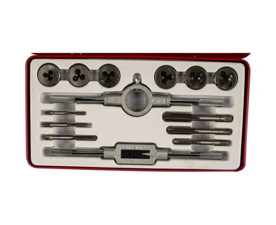 Набор метчиков и плашек М3 - М10, 14 шт. MATRIX MASTER 77345 – изображение 3