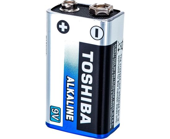 Алкалиновый элемент питания Toshiba 6LR61 1/card 545 – изображение 3