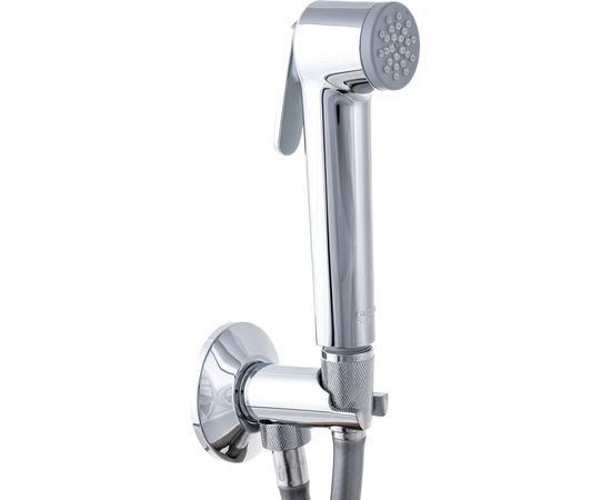 Душевой набор с гигиеническим душем и угловым нажимным запорным вентилем GROHE Tempesta-F 26358000 – изображение 4