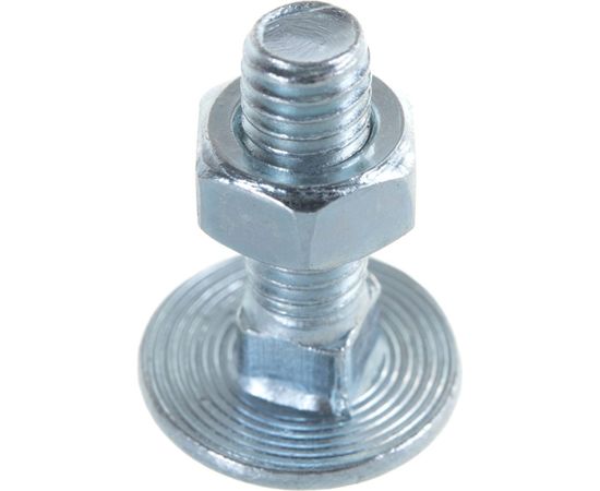 Мебельный болт с гайкой Tech-Krep DIN603 оцинк. М6х20 10 шт 108760 – изображение 5